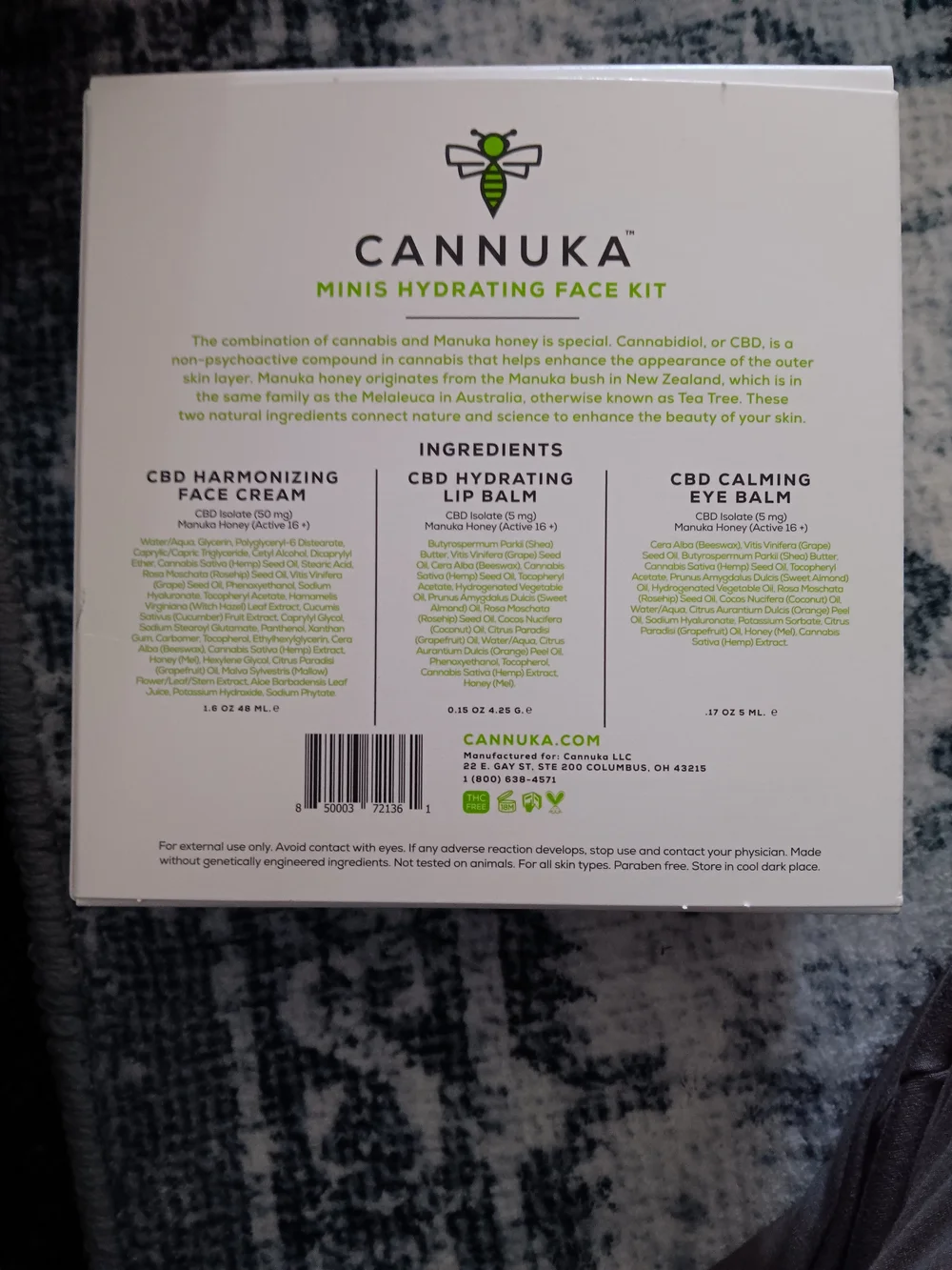 CBD Harmonizing Face Cream Set — Green